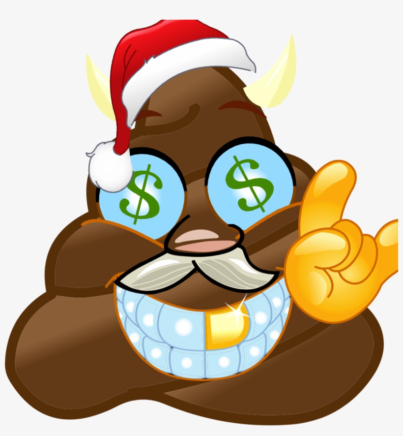 #money #christmas #emoji By Emoji Mill - Cartoon, transparent png download