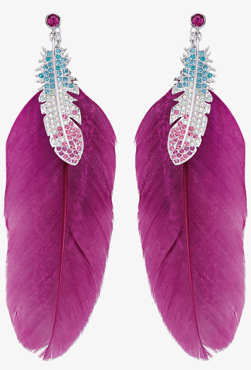 Fashion Personalities - Feather Earring Png, transparent png download
