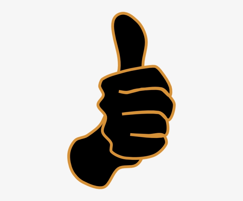 Thumbs Up Black Sand Svg Clip Arts 366 X 599 Px, transparent png download