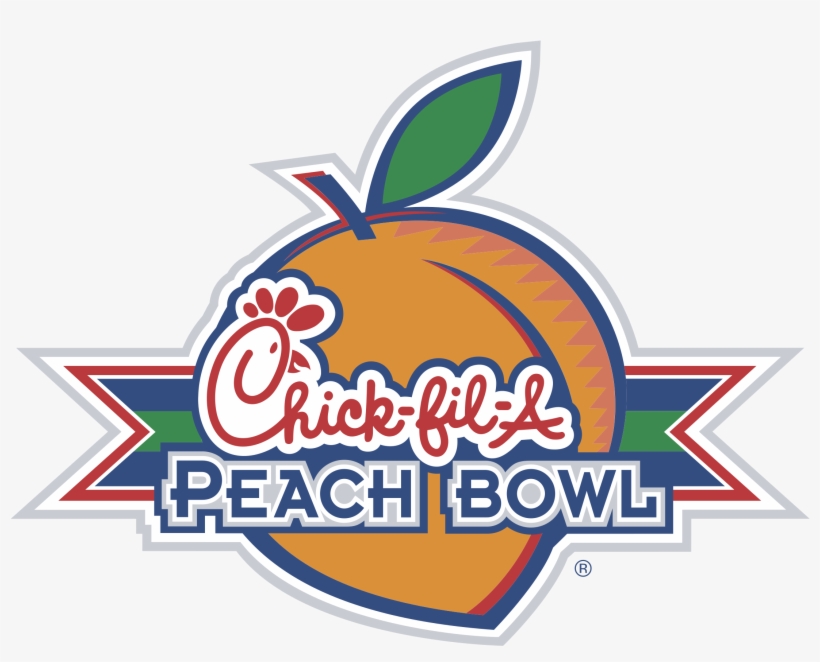 Chick Fil A Peach Bowl Logo Png Transparent - Peach Bowl, transparent png download