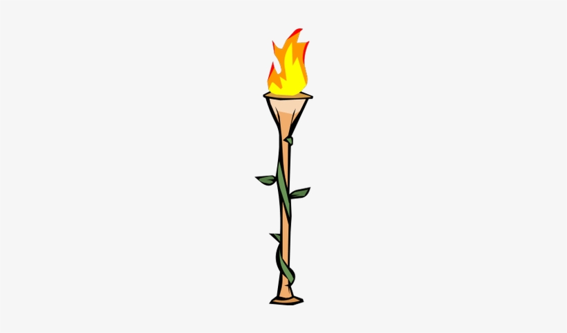 Bamboo Torch Clipart - Torch Clip Art, transparent png download