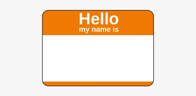 375" X - Hello My Name Is Sexy, transparent png download