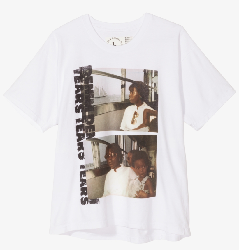 'mom Tee' - Denim, transparent png download