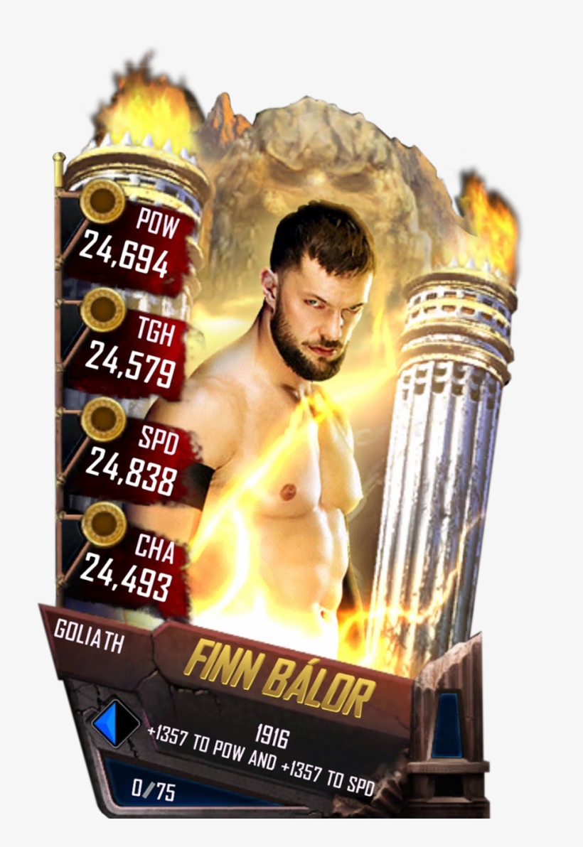 Finnbalor S4 20 Goliath - Wwe Supercard Goliath Cards, transparent png download