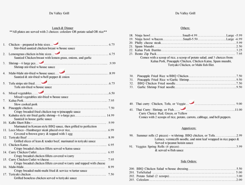 Download Menu - Document, transparent png download