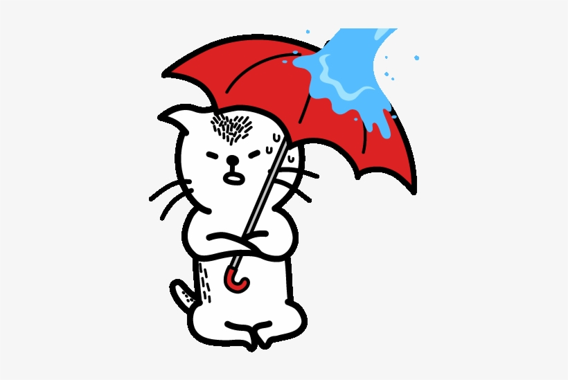 Little Girl And Cat Messages Sticker-4 - Mim The Mobile Girl Cat, transparent png download