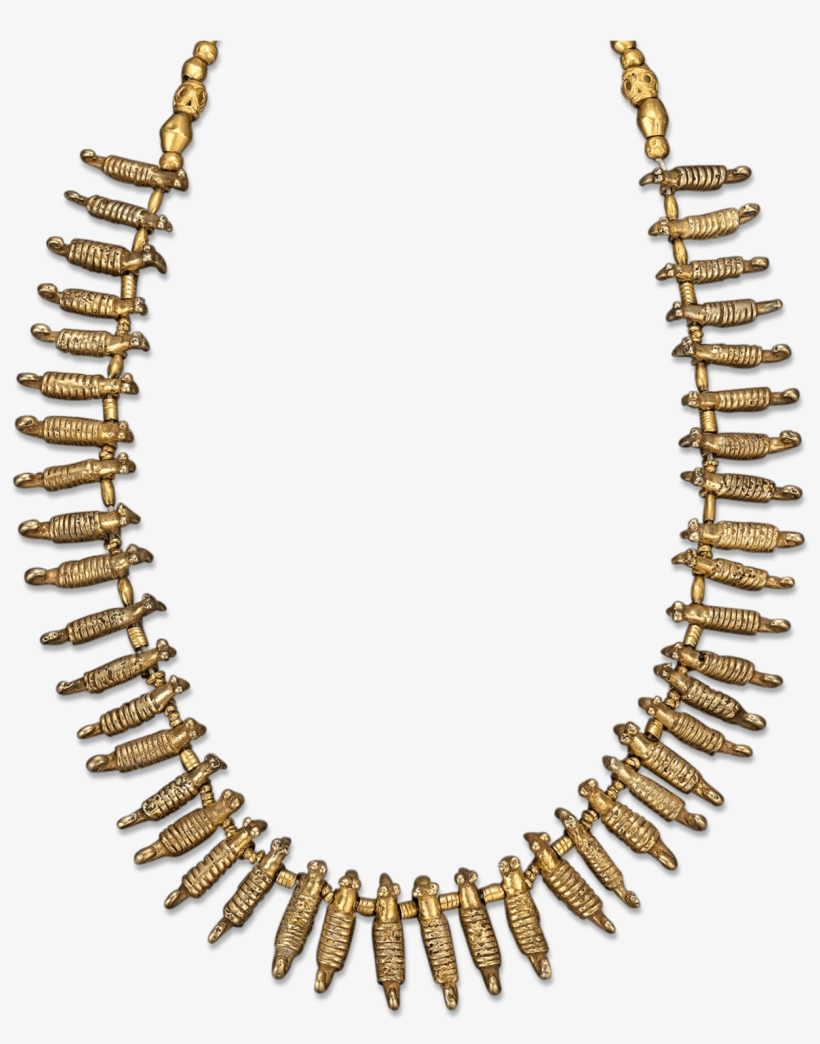Pre-columbian Sinu Gold And Bead Necklace - Necklace, transparent png download