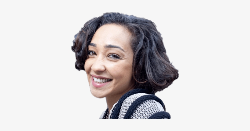 Ruth Negga Smiling - Girl, transparent png download