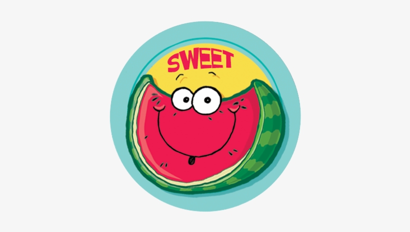 Stinky Scratch N Sniff Stickers Watermelon - Stickers Scratch And Sniff Fruits, transparent png download