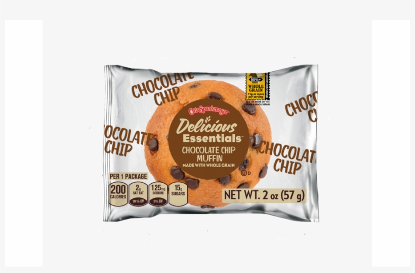 Otis Spunkmeyer Chocolate Chip Cookies Foodservice - Otis Spunkmeyer Delicious Essentials Chocolate Chip, transparent png download