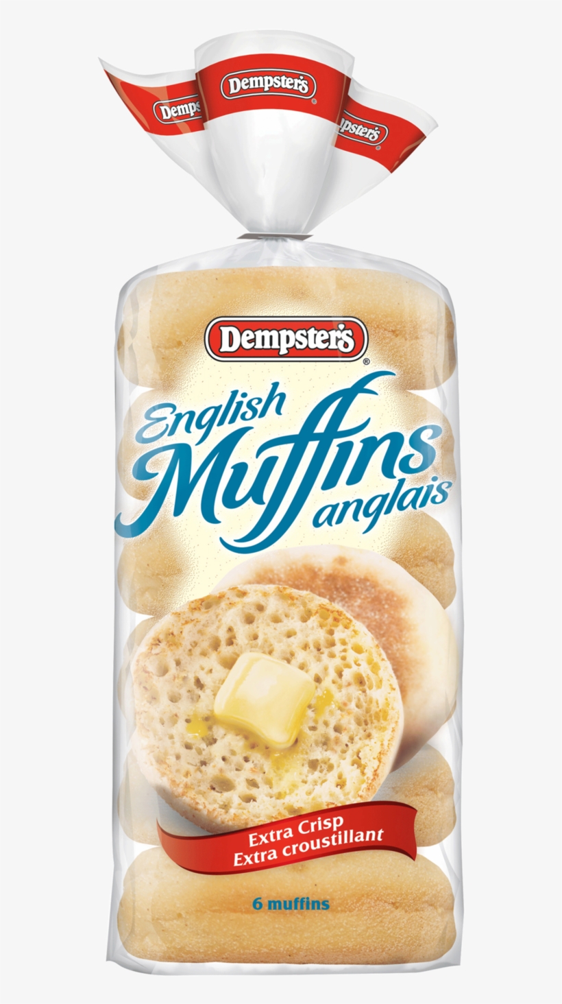 Dempster's® English Muffins Xtra Crispy - Dempster's Whole Wheat English Muffins, transparent png download
