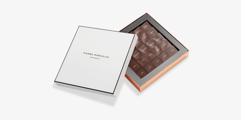 Coffret De 25 Saveurs Du Monde Pierre Marcolini - Brussels, transparent png download