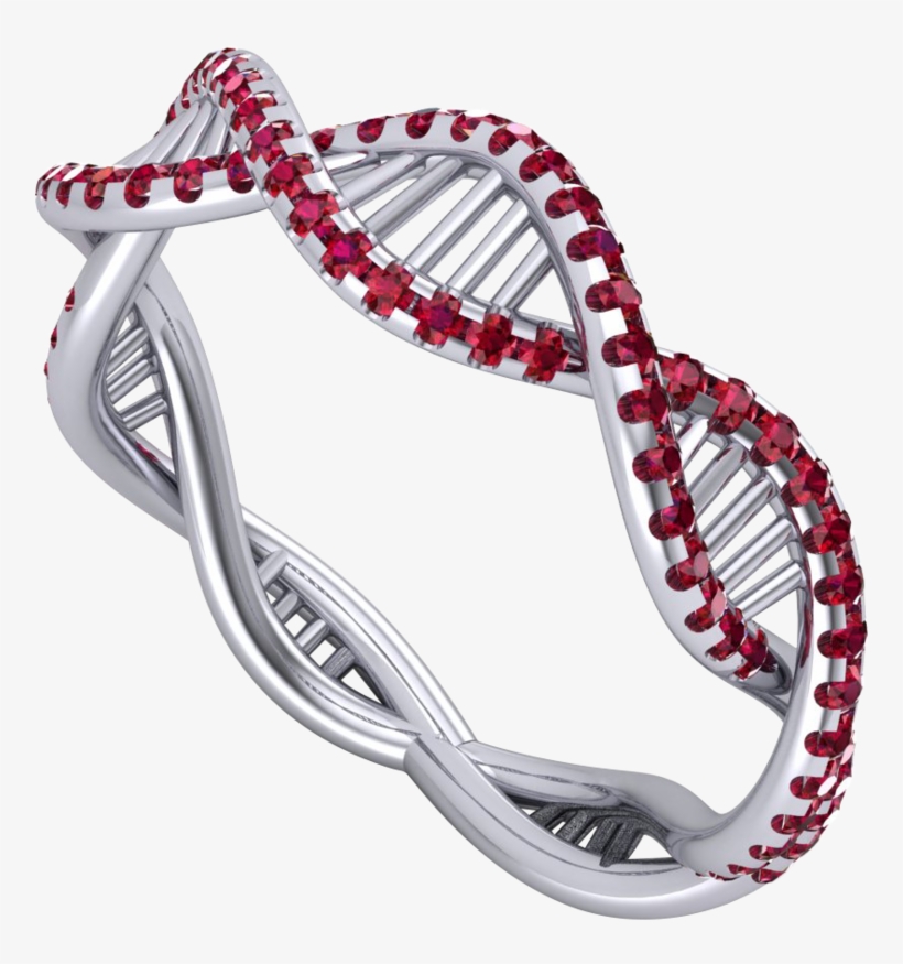 18k White Gold & Rubies, transparent png download