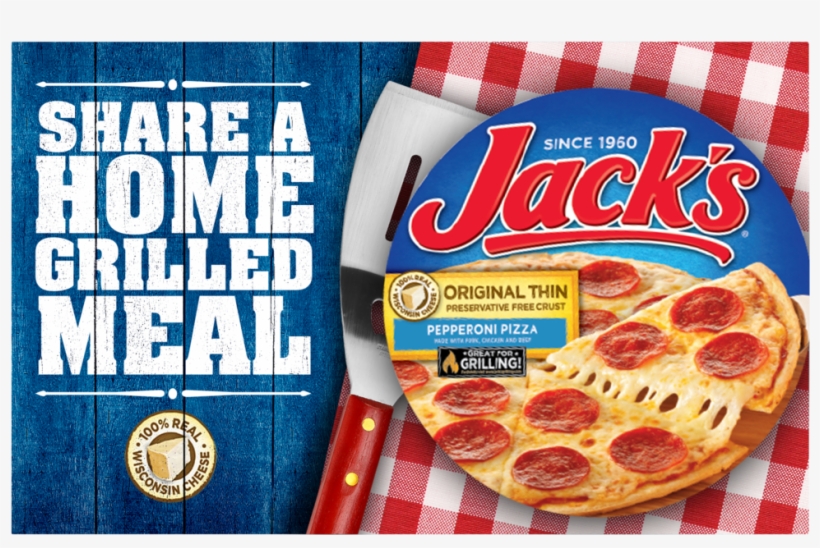 When You Take Home A Jack's Grilling Pizza, You're - Jack's Original Thin Crust Pepperoni Pizza - 15.4 Oz, transparent png download