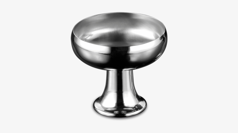 Stainless Steel Ice Cream Bowl - Copa De Acero Inoxidable, transparent png download