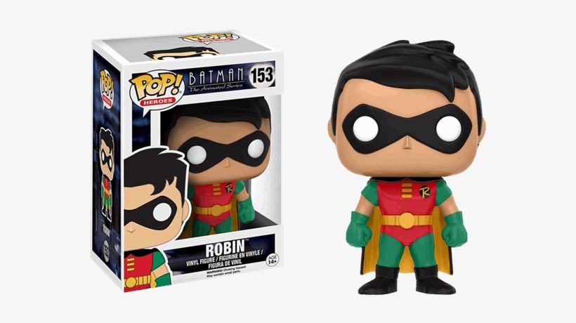 Animated Series - Funko Batman The Animated Series Robin Pop Heroes Figure, transparent png download