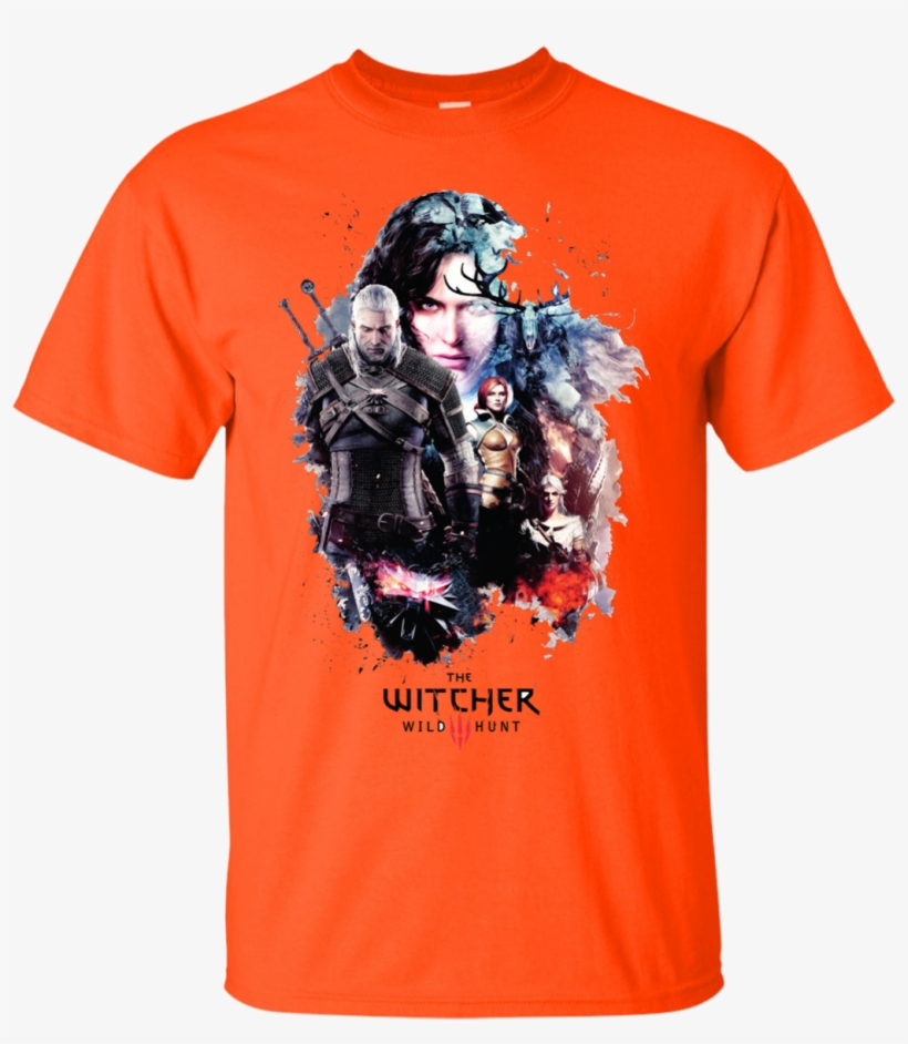The Witcher Tshirt Men Witcher 3 Wild Hunt Transparent PNG 1155x1155 Free Download on
