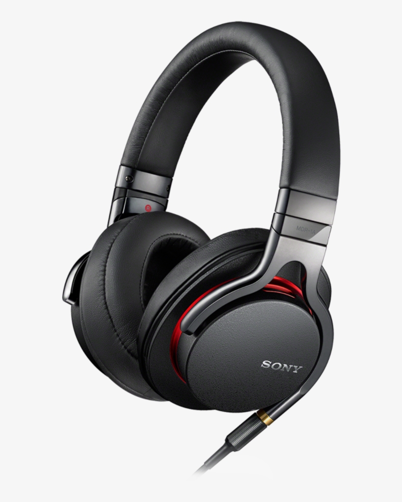 Sony Mdr-1a Headphones - Sony Hi-res Mdr-1a Headphones, transparent png download