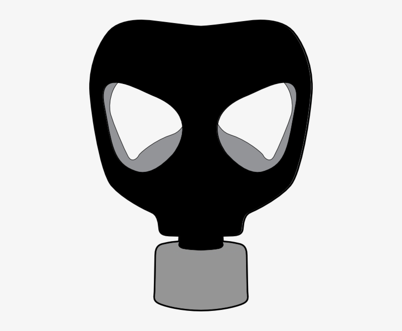 How To Set Use Black And Gray Gas Mask Clipart - Gas Mask Clip Art Png, transparent png download