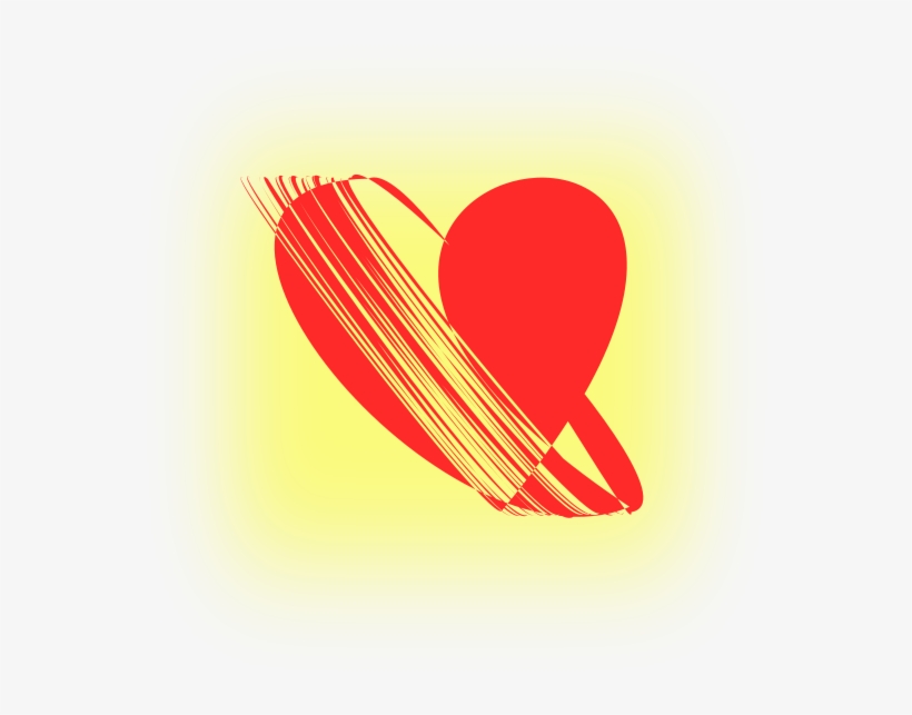 Abstract Heart Clipart Png - Abstract Heart Shower Curtain, transparent png download