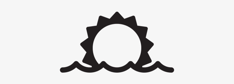 Sun Rise Vector - Icon, transparent png download