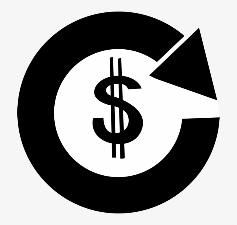 Vector Illustration Of Financial Concept Circular Arrow - Ville De Saint Etienne, transparent png download