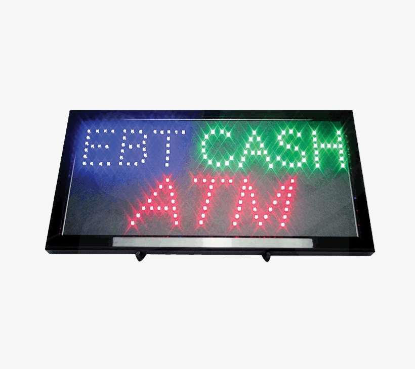 Ebt Cash Atm Lighted Sign - Automated Teller Machine, transparent png download