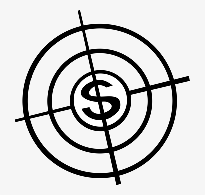 Vector Illustration Of Financial Concept Bullseye Or - Atomo De Una Rosa, transparent png download