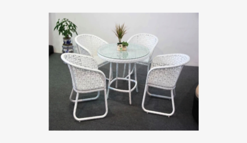 Balcony And Patio Rattan Furniture Set 1 - Patio, transparent png download