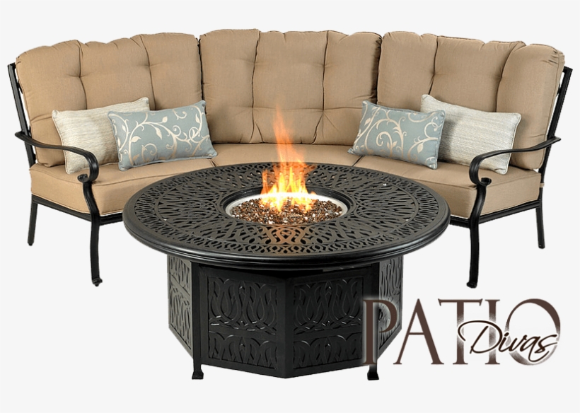 Cast Aluminum Patio Furniture Collections - Bridgetown Curved Seating Group Btdsg5, transparent png download