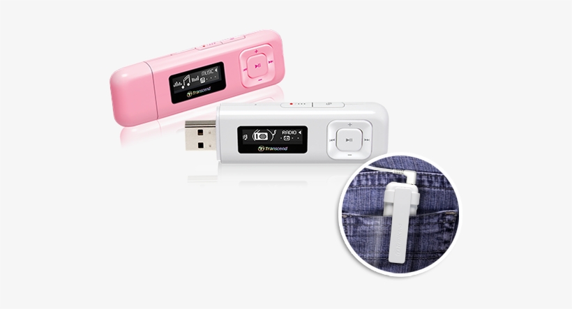 The Included Detachable Sport Clip Lets You Connect - Transcend T Sonic 330, transparent png download