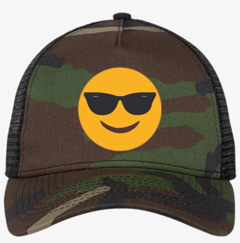 Sunglasses Emoji Ne205 New Era® Snapback Trucker Cap - Proud Mom - New Era Snapback Trucker Cap, transparent png download