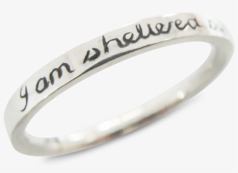 I Am Sheltered By The Most High - Silver, transparent png download