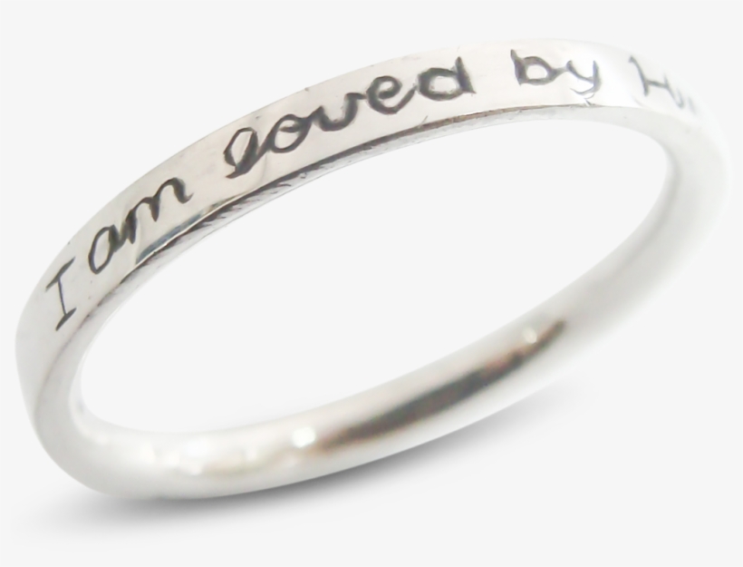 I Am Loved By Him Who Died For Me - Bangle, transparent png download
