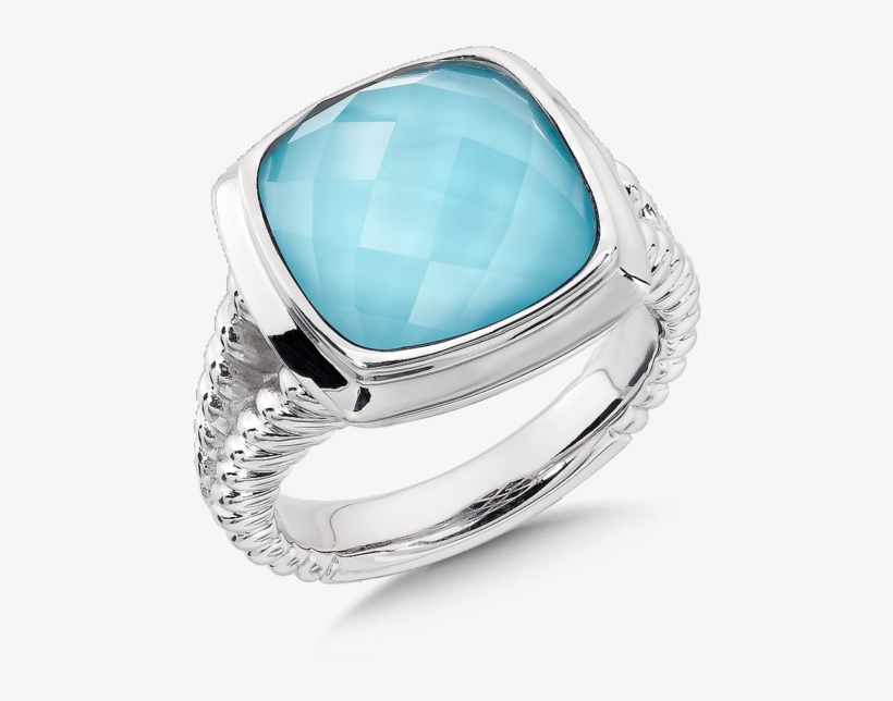 Turquoise Ring In Sterling Silver - Colore Sg, transparent png download