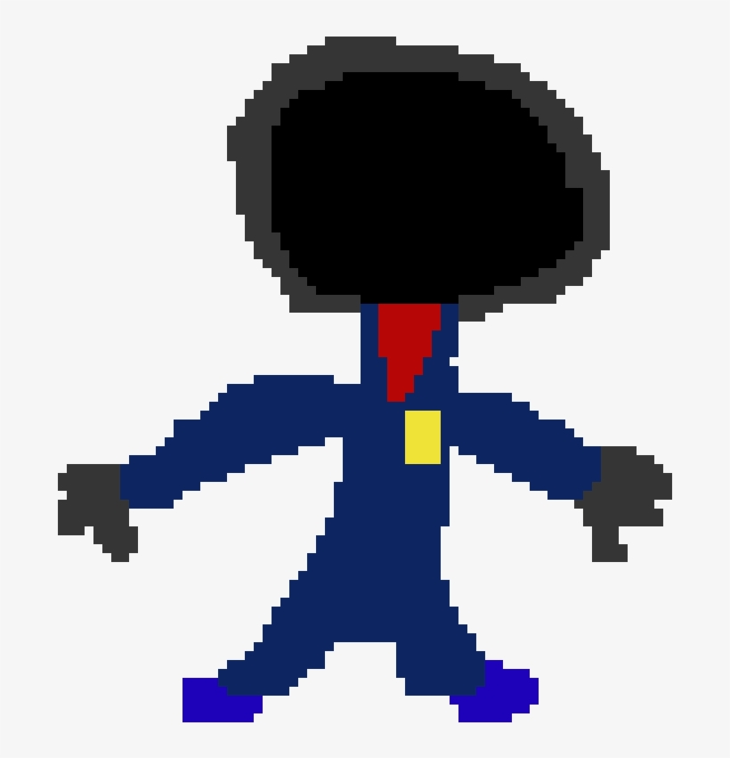 Black Hole Head Thing - Jacksepticeye Pixel Art, transparent png download