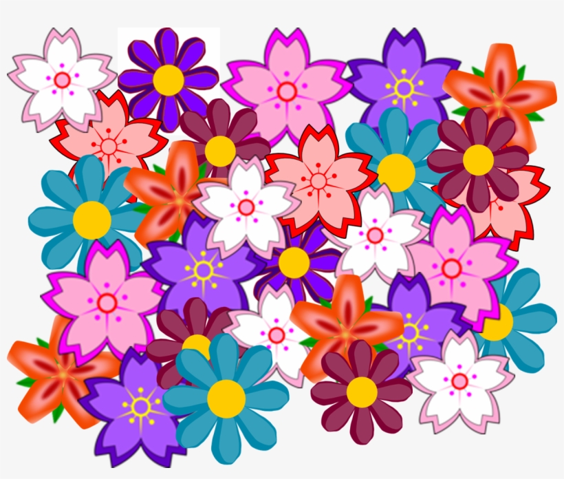 Flower Collage, transparent png download