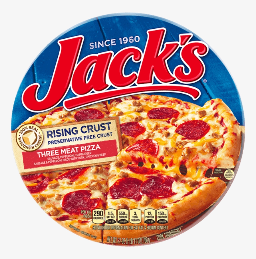 Jack's Rising Crust - Jack's Original Thin Hamburger Pizza 15 Oz., transparent png download