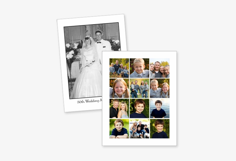 Choose Glossy, Matte Or Metallic Paper In Single Image - Collage, transparent png download