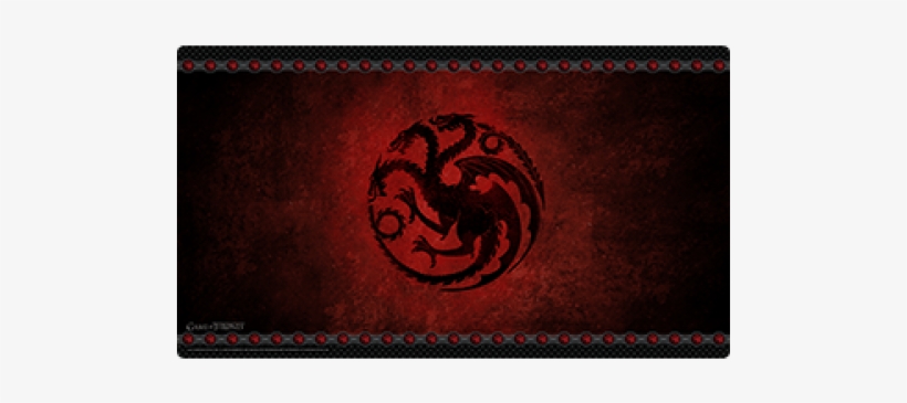 Game O House Targaryen Playmat - House House Targaryen Playmat, transparent png download