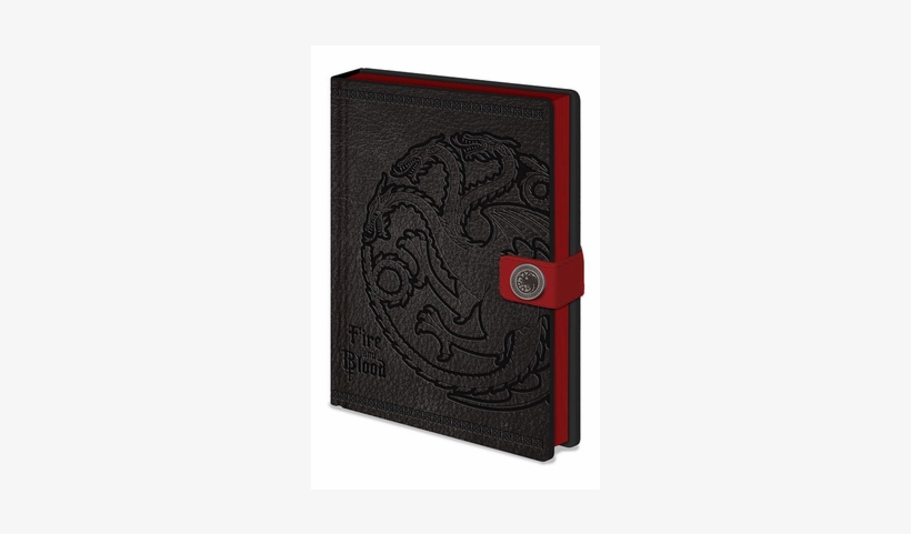 Game Of Thrones Premium Notebook A5 Targaryen - Official Game Of Thrones Targaryen Premium Clasp Notebook, transparent png download