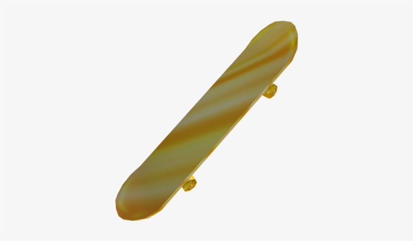 Solid Gold Skateboard, transparent png download