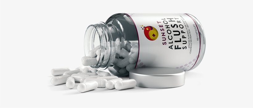 Sunset Asian Flush Cure - Alcohol Flush Reaction, transparent png download