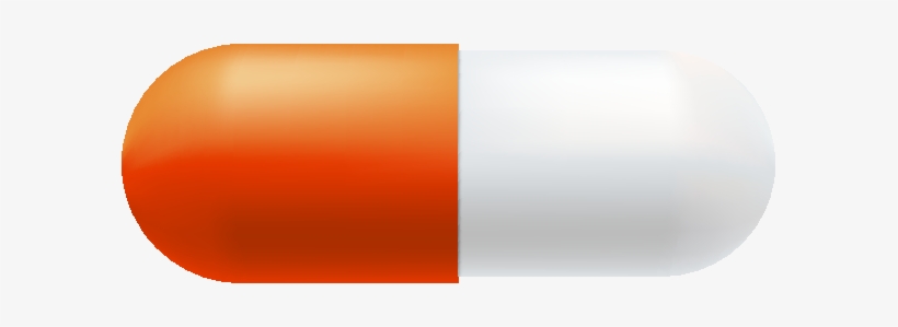 Color Capsule Orange White - Person Icon, transparent png download