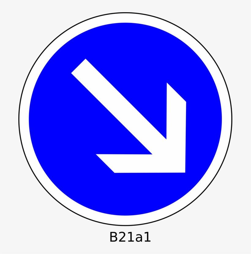 Traffic Sign One-way Traffic Direction, Position, Or - Traffic Safety Sign In Arabic, transparent png download