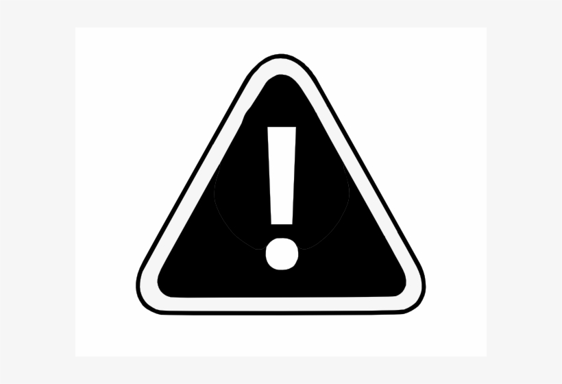 Road Sign Black And White Clip Art - Road Sign Black And White, transparent png download