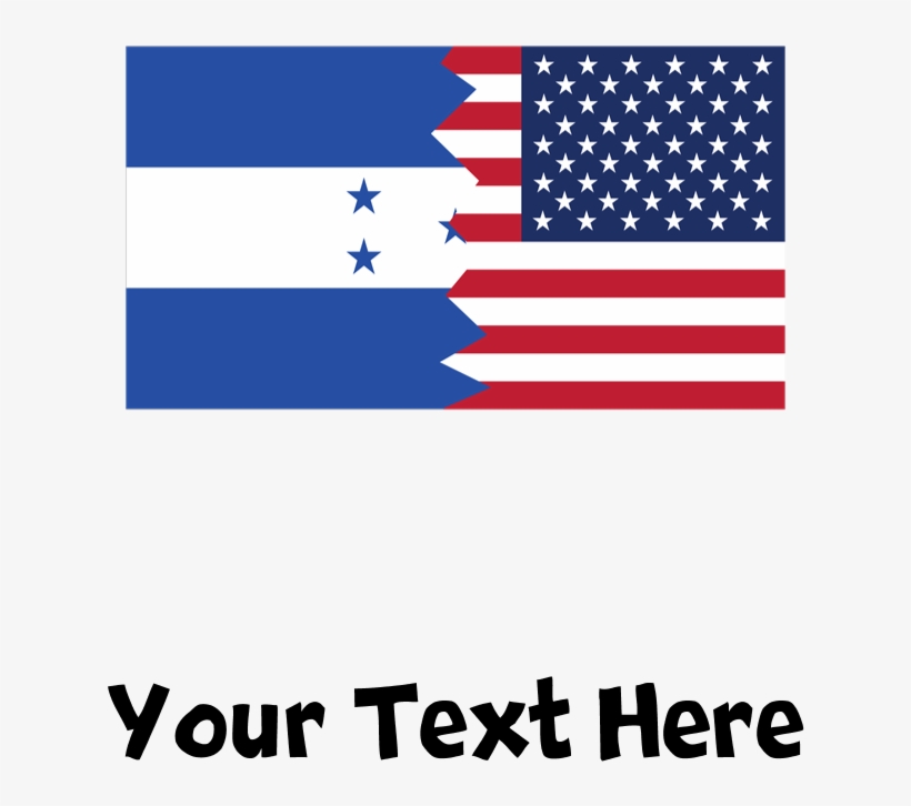 Honduran American Flag Teddy Bear - Cartoon Alligator, transparent png download
