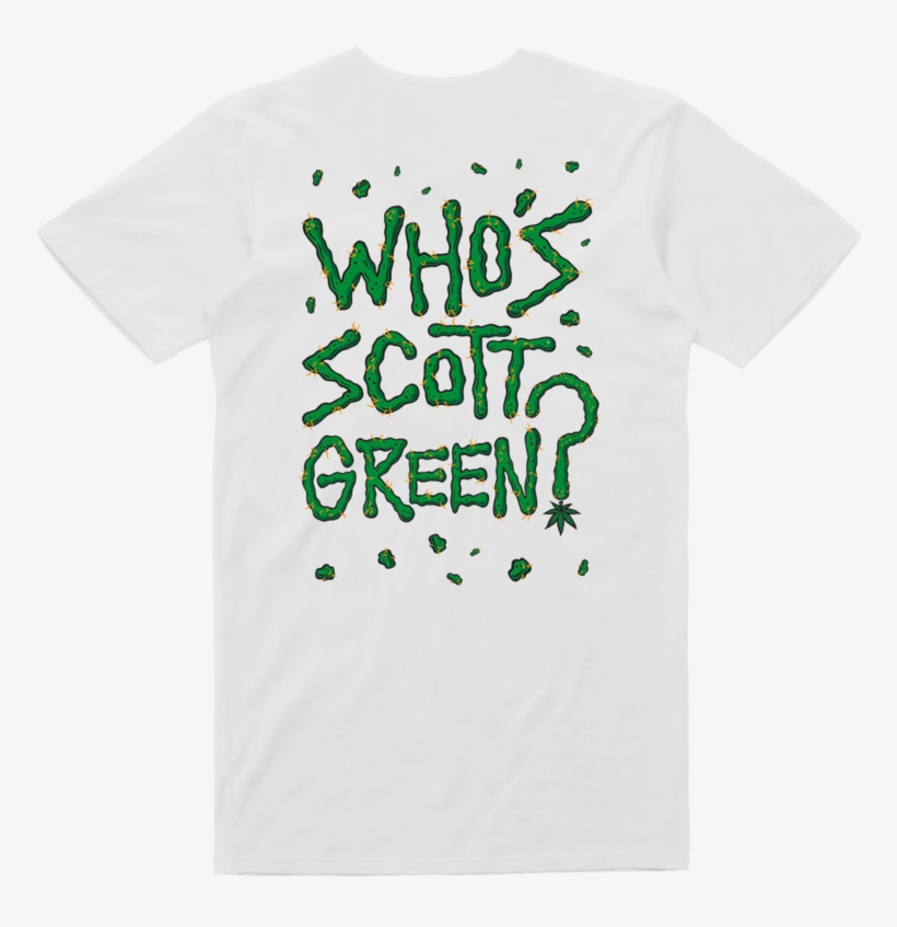 Who's Scott Green/ White T-shirt - Dune Rats Scott Green Shirt, transparent png download