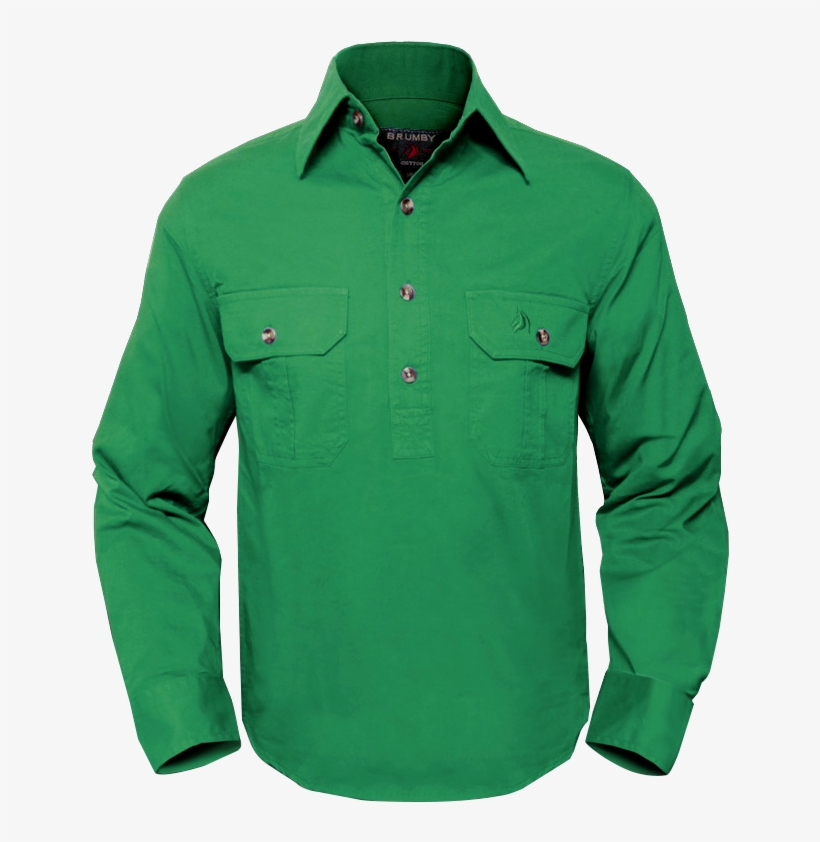Brumby Shirt Green - Jacket, transparent png download