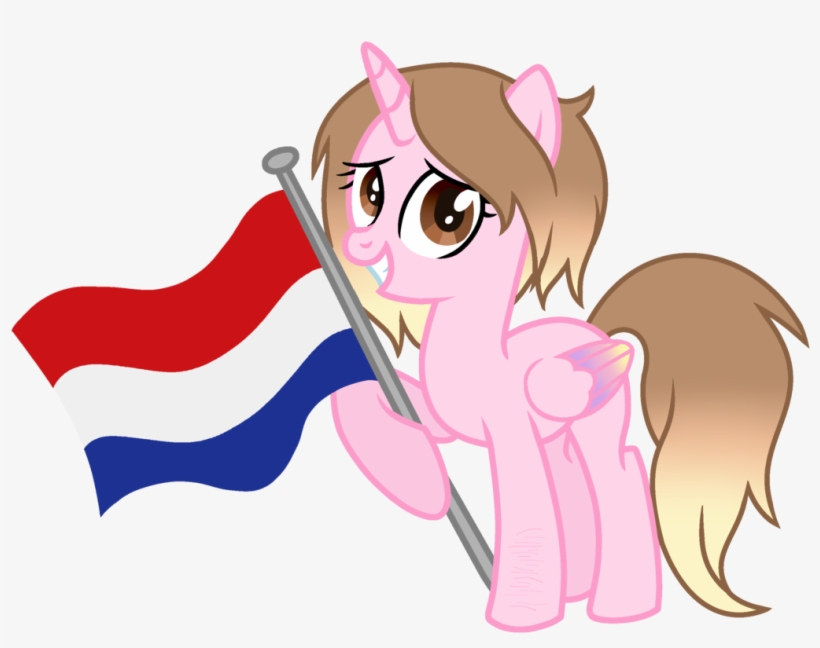 Cindypinkartje, Female, Flag, Mare, Netherlands, Oc, - Cartoon, transparent png download